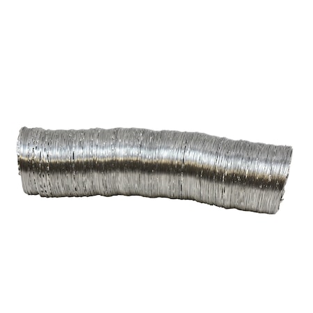 Jones Stephens 4in. x 25ft Flexible Semi-Rigid Aluminum Foil Ducting D04056